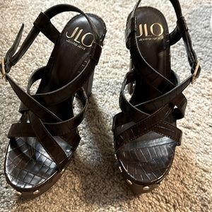 5.5 in with a 2in platform heel